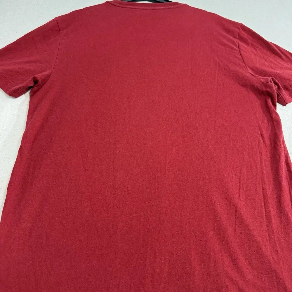 True Religion T Shirt Men Medium Red Shirt Mens